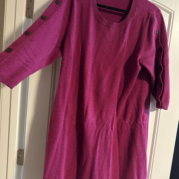 Talbots Dresses & Skirts - Talbots Fuchsia Knit Sweater